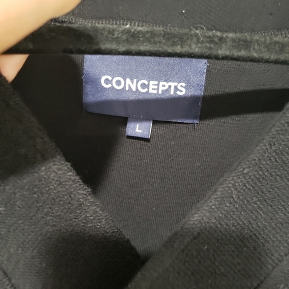 Concepts Cotton Reverse Terry Baseball Jersey Size Large - Picture 8 of 12